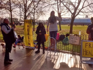 Free healing hyde park healing corner