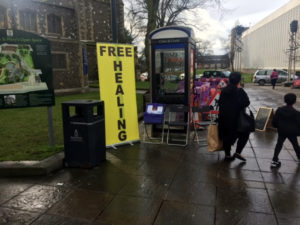 Free healing Watford, praying on the streets